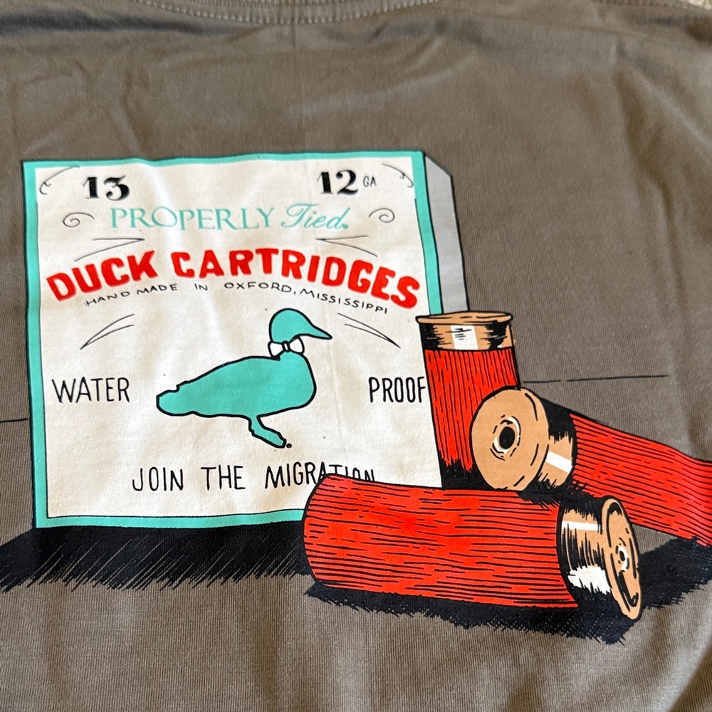 Properly Tied Gray Long Sleeve T-Shirt